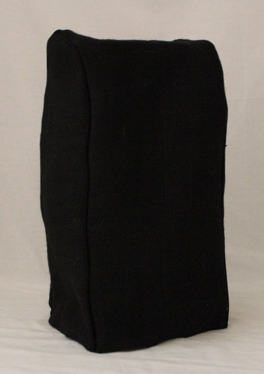 Black Burlap Coffee Maker Cover