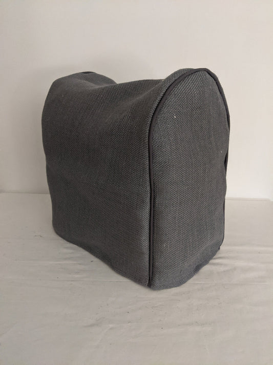 Gray Burlap Air Fryer Cover