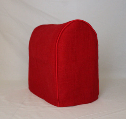 Red Burlap MixMaster Cover