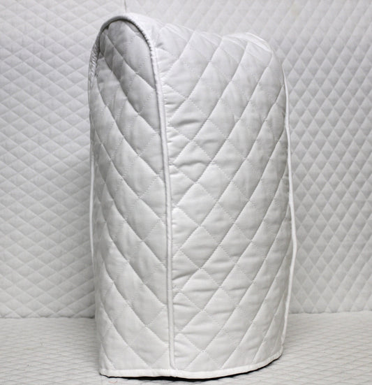 White Quilted Vitamix Cover