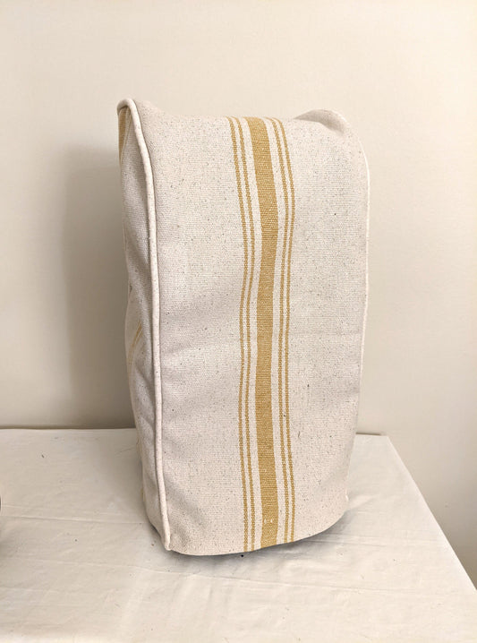 Gold Feedsack Coffee Maker Cover