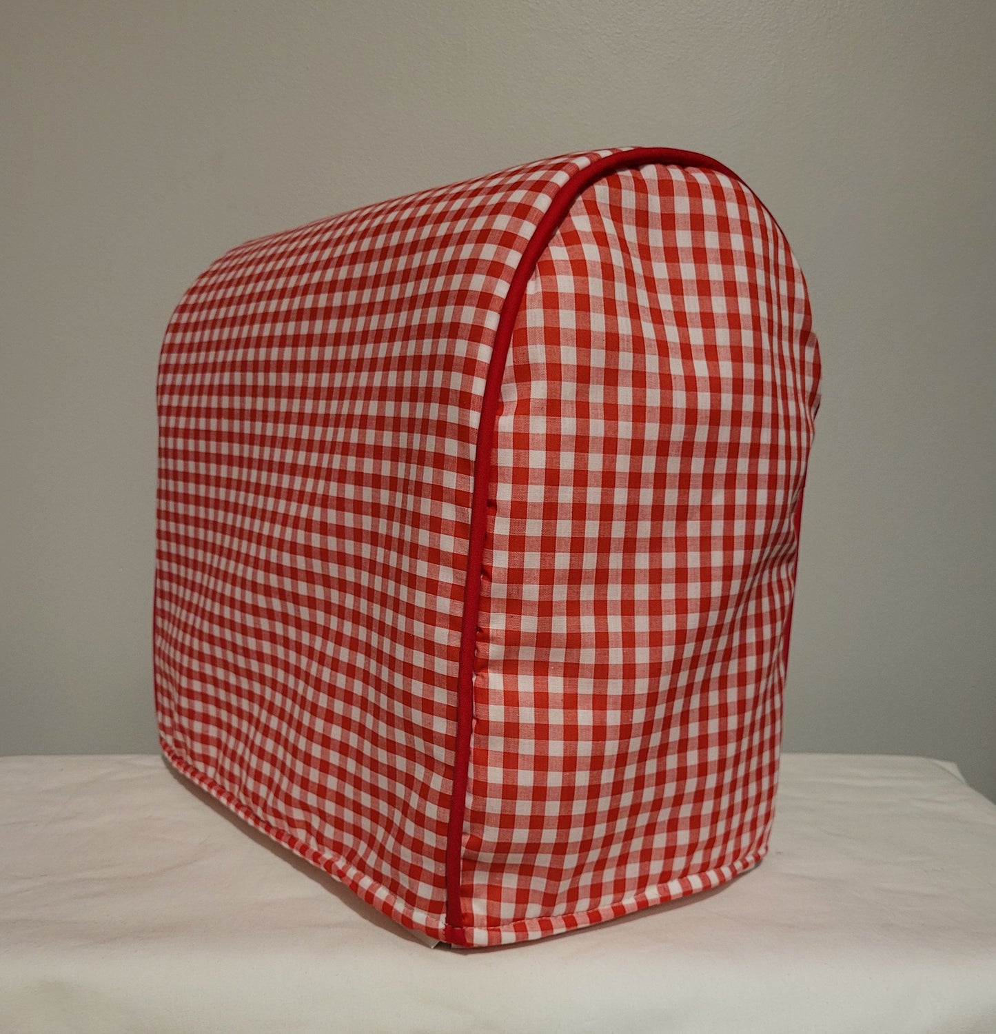 Red Check Air Fryer Cover
