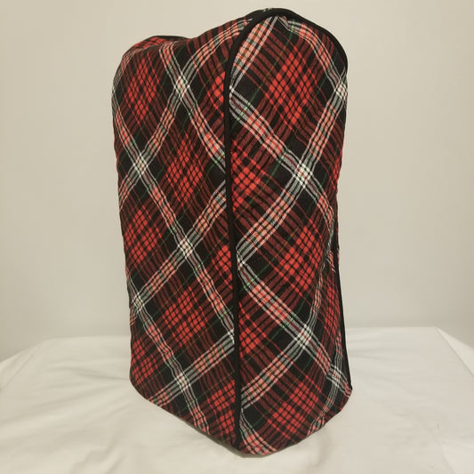 Black and Red Plaid Quilted Ninja Cover