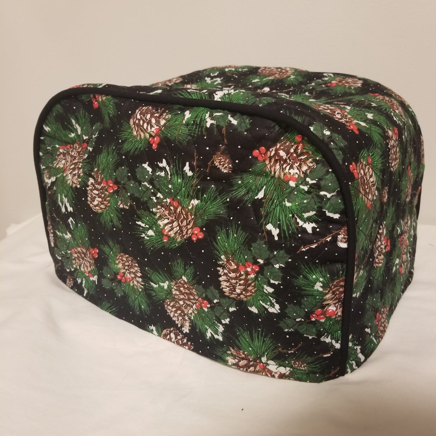 Christmas Pinecone Quilted Toaster