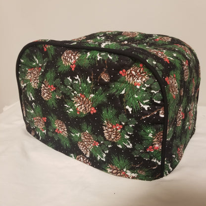 Christmas Pinecone Quilted Toaster