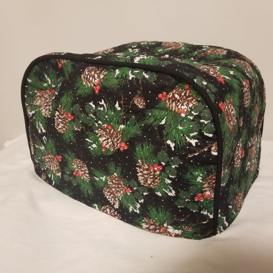 Christmas Pinecone Quilted Toaster