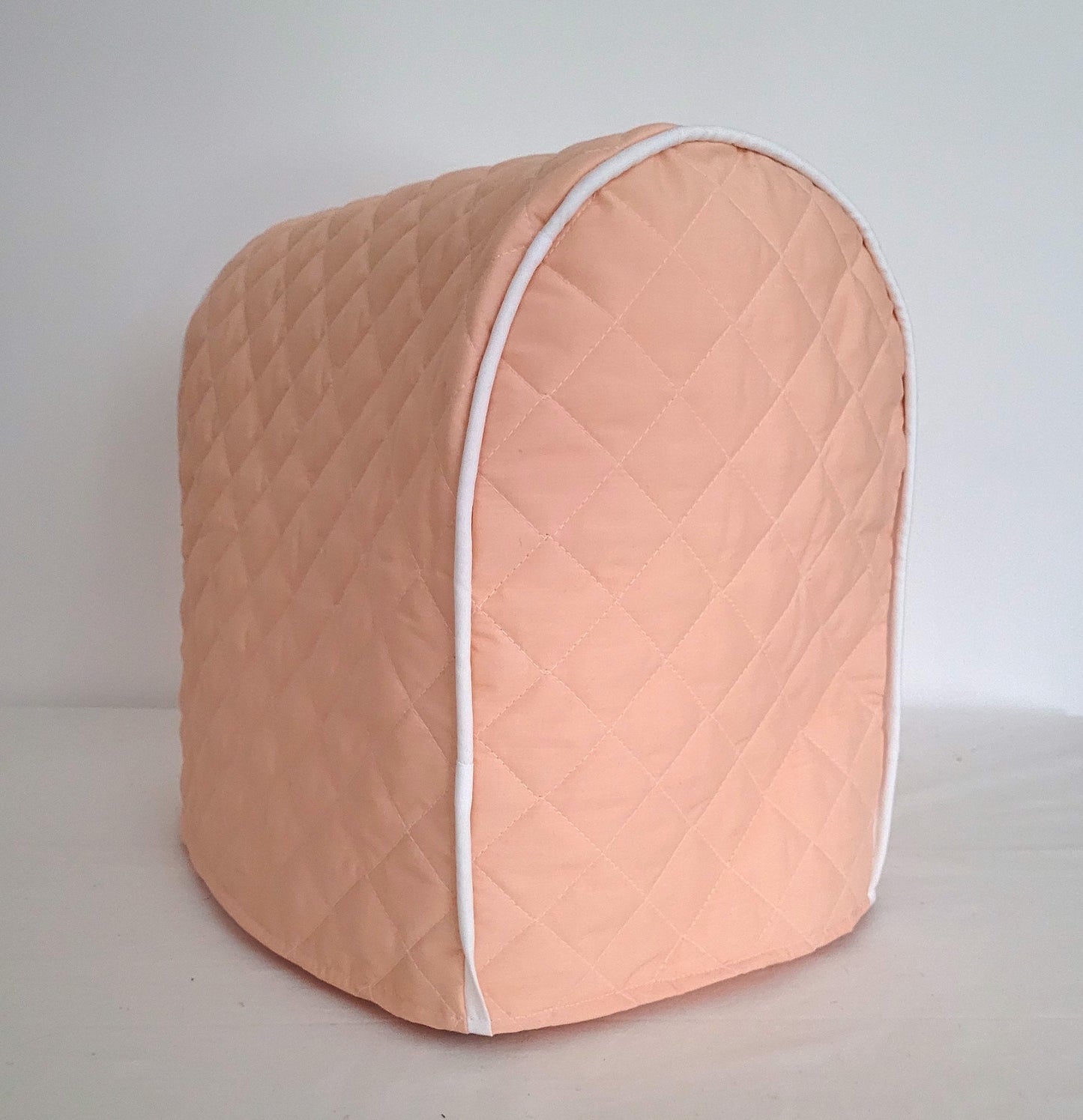 Peach Quilted Tea Kettle Cover