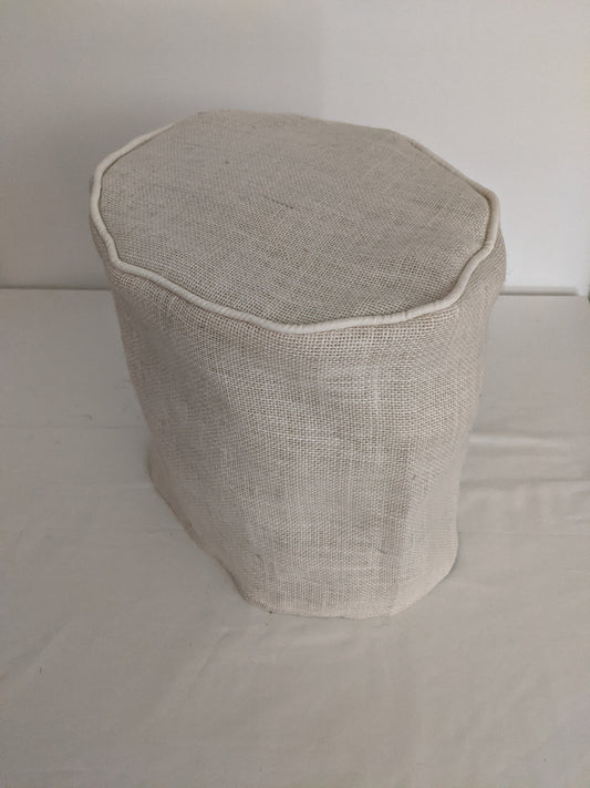 Cream Burlap Keurig Cover
