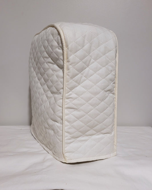 Cream Quilted Ninja Creami XL Cover