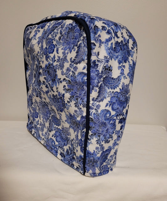 Blue Floral Ninja Creami Cover