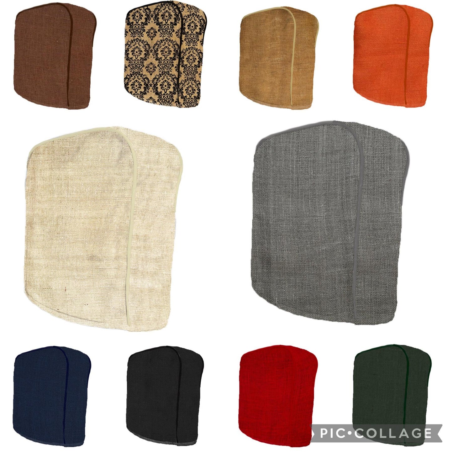 Burlap Ninja Swirl Cover