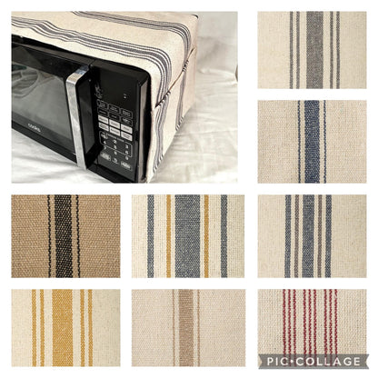 Cotton Feedsack Microwave Cover with Pockets