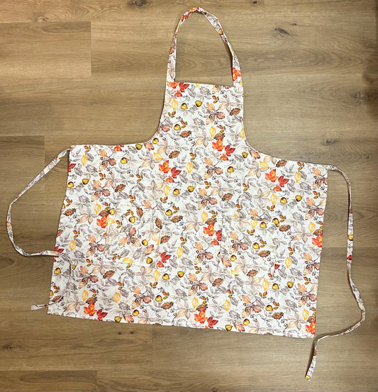 Fall Apron, 2 Large Pockets, One Size Fits All