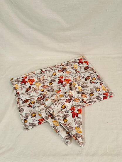 Fall Placemat and Napkins Set, Table Decor