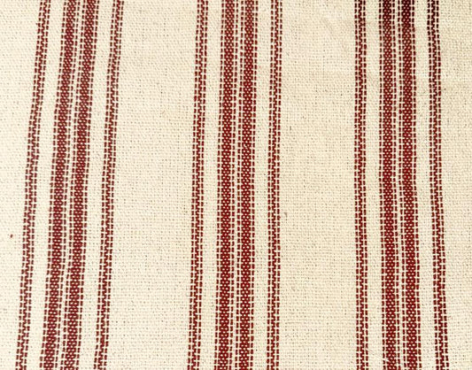 CUSTOM 9 Stripe Red Feed sack Cover