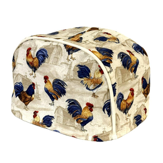 White Rooster Toaster Cover
