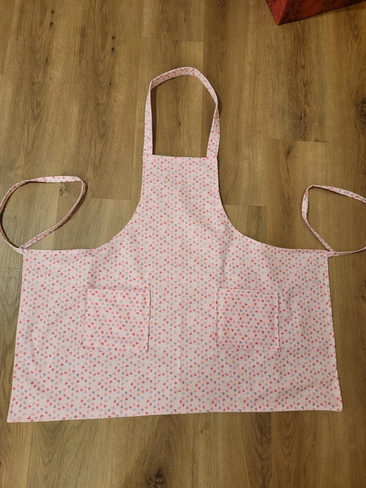 Valentine"s Apron, 2 Large Pockets, One Size Fits All