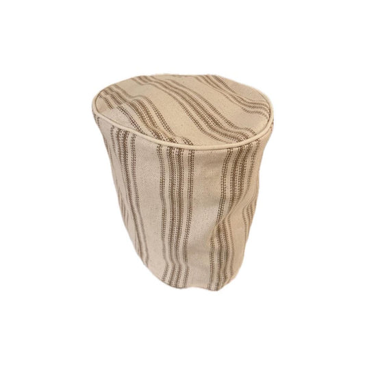 Tan 12 Stripe Feedsack Slow Cooker Cover