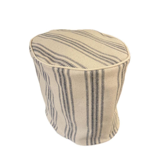 Blue 12 Stripe Feedsack Keurig Cover