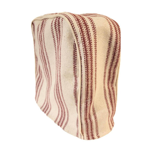 Red 12 Stripe Feedsack K-mini Cover