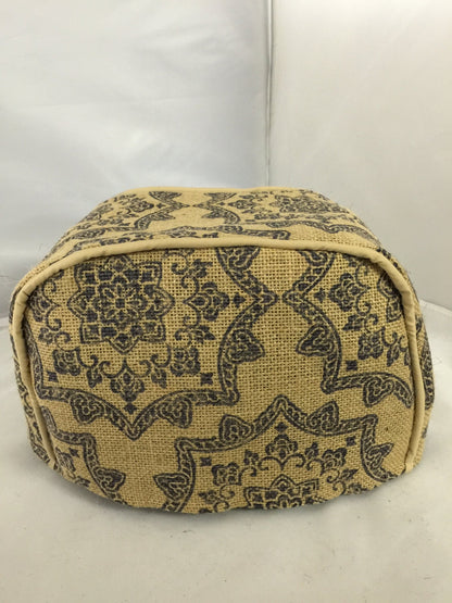 Blue Medallion Burlap Toaster Cover